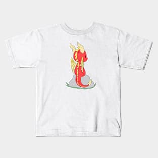 Flame the dragon watcher Kids T-Shirt